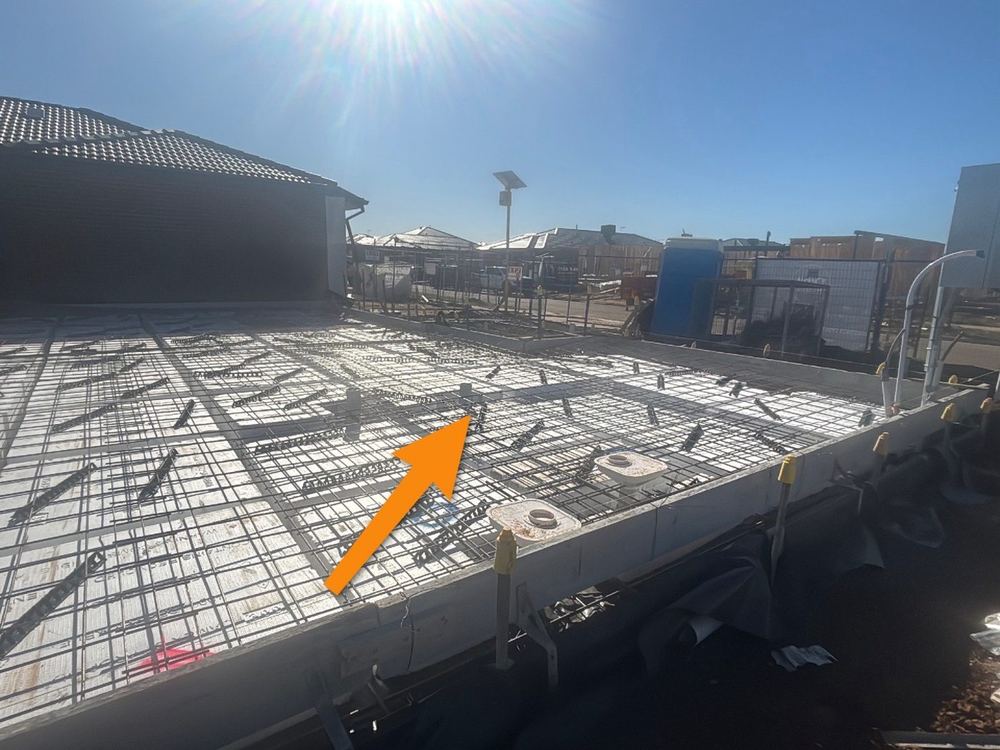 Shower recess not set out to the engineering drawings, Tarneit