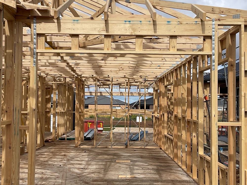 Beam and lintel tie-downs checked against the span they carry, Tarneit